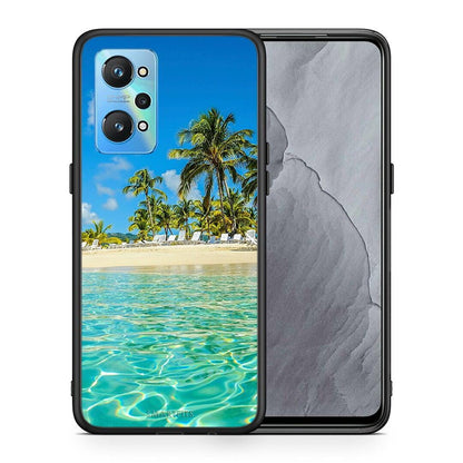 Θήκη Realme GT Neo 2 Tropical Vibes από τη Smartfits με σχέδιο στο πίσω μέρος και μαύρο περίβλημα | Realme GT Neo 2 Tropical Vibes case with colorful back and black bezels