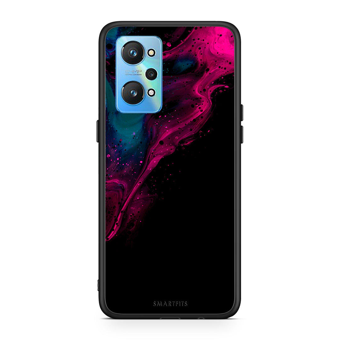 Watercolor Pink Black - Realme GT Neo 2 θήκη
