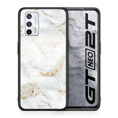 White Gold Marble - Realme GT θήκη