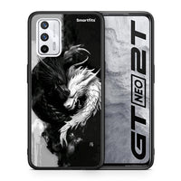 Thumbnail for Θήκη Realme GT Yin Yang από τη Smartfits με σχέδιο στο πίσω μέρος και μαύρο περίβλημα | Realme GT Yin Yang case with colorful back and black bezels