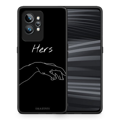 Θήκη Realme GT2 Aesthetic Love 1 από τη Smartfits με σχέδιο στο πίσω μέρος και μαύρο περίβλημα | Realme GT2 Aesthetic Love 1 Case with Colorful Back and Black Bezels