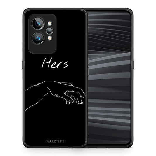 Θήκη Realme GT2 Aesthetic Love 1 από τη Smartfits με σχέδιο στο πίσω μέρος και μαύρο περίβλημα | Realme GT2 Aesthetic Love 1 Case with Colorful Back and Black Bezels