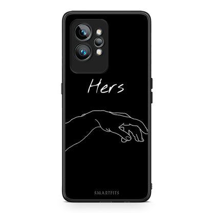 Θήκη Realme GT2 Aesthetic Love 1 από τη Smartfits με σχέδιο στο πίσω μέρος και μαύρο περίβλημα | Realme GT2 Aesthetic Love 1 Case with Colorful Back and Black Bezels