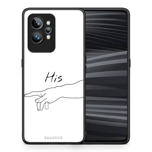 Θήκη Realme GT2 Aesthetic Love 2 από τη Smartfits με σχέδιο στο πίσω μέρος και μαύρο περίβλημα | Realme GT2 Aesthetic Love 2 Case with Colorful Back and Black Bezels