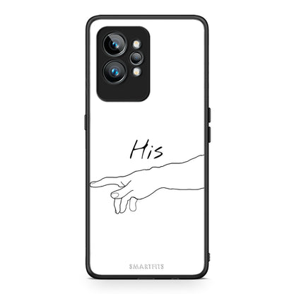 Θήκη Realme GT2 Aesthetic Love 2 από τη Smartfits με σχέδιο στο πίσω μέρος και μαύρο περίβλημα | Realme GT2 Aesthetic Love 2 Case with Colorful Back and Black Bezels