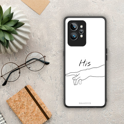 Θήκη Realme GT2 Aesthetic Love 2 από τη Smartfits με σχέδιο στο πίσω μέρος και μαύρο περίβλημα | Realme GT2 Aesthetic Love 2 Case with Colorful Back and Black Bezels