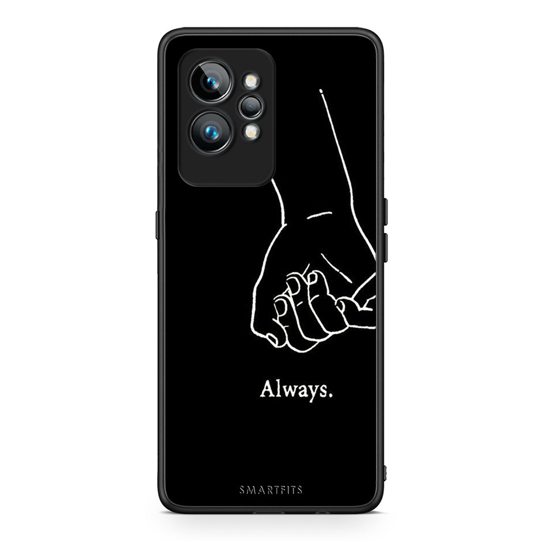 Θήκη Realme GT2 Pro Always & Forever 1 από τη Smartfits με σχέδιο στο πίσω μέρος και μαύρο περίβλημα | Realme GT2 Pro Always & Forever 1 Case with Colorful Back and Black Bezels