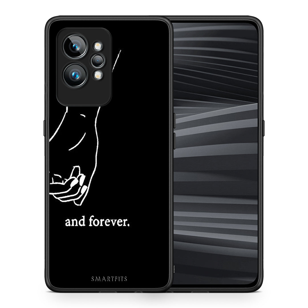 Θήκη Realme GT2 Pro Always & Forever 2 από τη Smartfits με σχέδιο στο πίσω μέρος και μαύρο περίβλημα | Realme GT2 Pro Always & Forever 2 Case with Colorful Back and Black Bezels