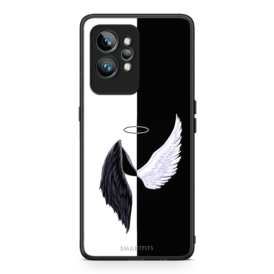 Θήκη Realme GT2 Pro Angels Demons από τη Smartfits με σχέδιο στο πίσω μέρος και μαύρο περίβλημα | Realme GT2 Pro Angels Demons Case with Colorful Back and Black Bezels