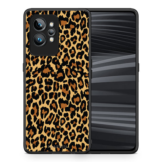 Θήκη Realme GT2 Pro Animal Leopard από τη Smartfits με σχέδιο στο πίσω μέρος και μαύρο περίβλημα | Realme GT2 Pro Animal Leopard Case with Colorful Back and Black Bezels