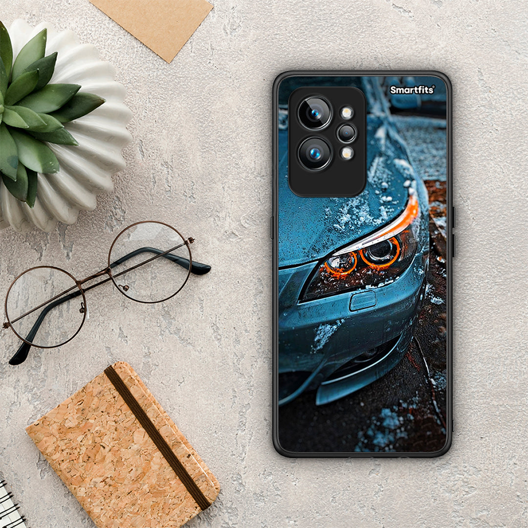 Θήκη Realme GT2 Bmw E60 από τη Smartfits με σχέδιο στο πίσω μέρος και μαύρο περίβλημα | Realme GT2 Bmw E60 Case with Colorful Back and Black Bezels