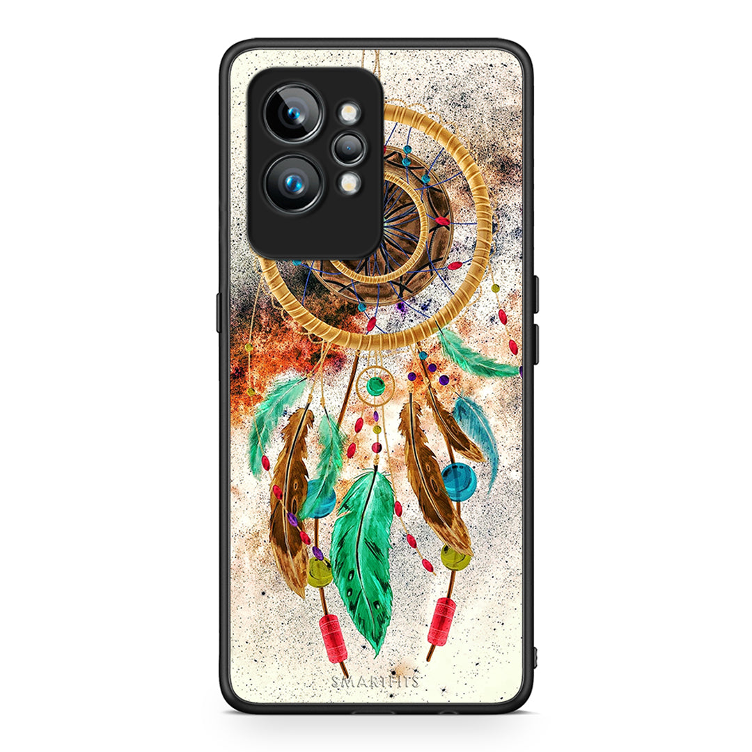 Θήκη Realme GT2 Pro Boho DreamCatcher από τη Smartfits με σχέδιο στο πίσω μέρος και μαύρο περίβλημα | Realme GT2 Pro Boho DreamCatcher Case with Colorful Back and Black Bezels