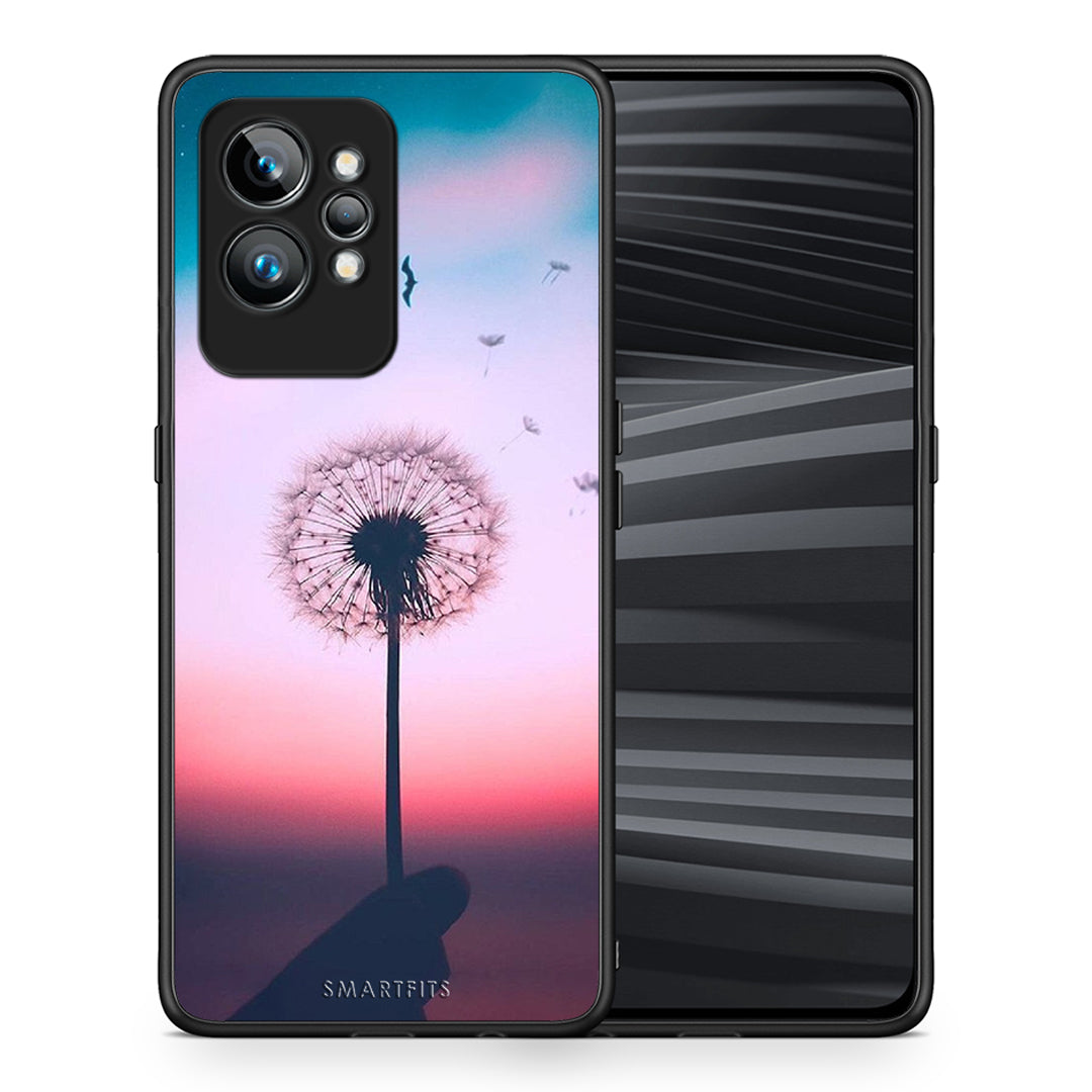 Θήκη Realme GT2 Boho Wish από τη Smartfits με σχέδιο στο πίσω μέρος και μαύρο περίβλημα | Realme GT2 Boho Wish Case with Colorful Back and Black Bezels