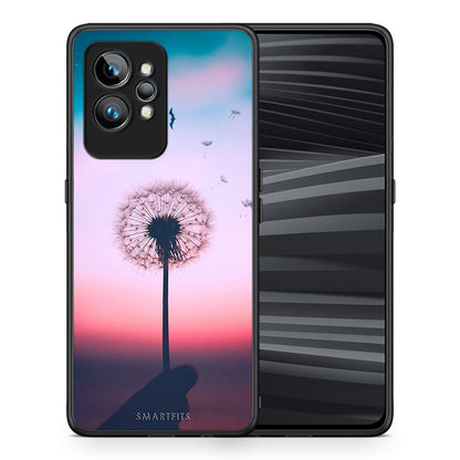 Θήκη Realme GT2 Boho Wish από τη Smartfits με σχέδιο στο πίσω μέρος και μαύρο περίβλημα | Realme GT2 Boho Wish Case with Colorful Back and Black Bezels