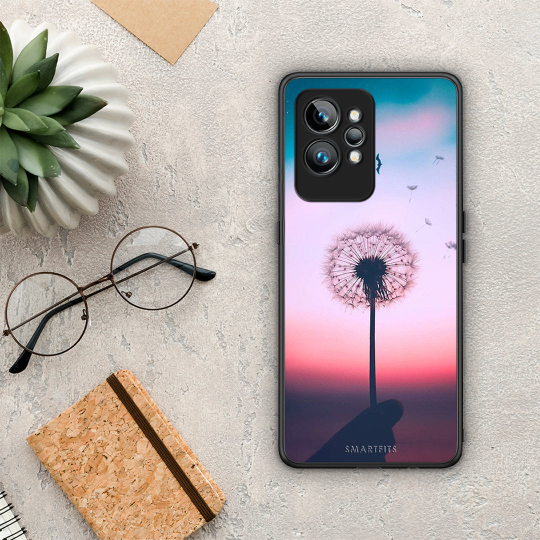 Θήκη Realme GT2 Pro Boho Wish από τη Smartfits με σχέδιο στο πίσω μέρος και μαύρο περίβλημα | Realme GT2 Pro Boho Wish Case with Colorful Back and Black Bezels