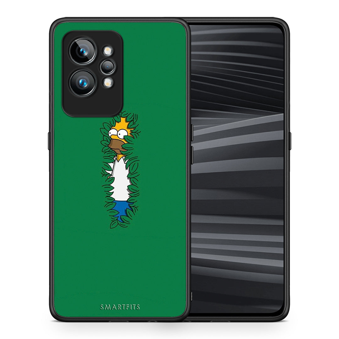 Θήκη Realme GT2 Bush Man από τη Smartfits με σχέδιο στο πίσω μέρος και μαύρο περίβλημα | Realme GT2 Bush Man Case with Colorful Back and Black Bezels
