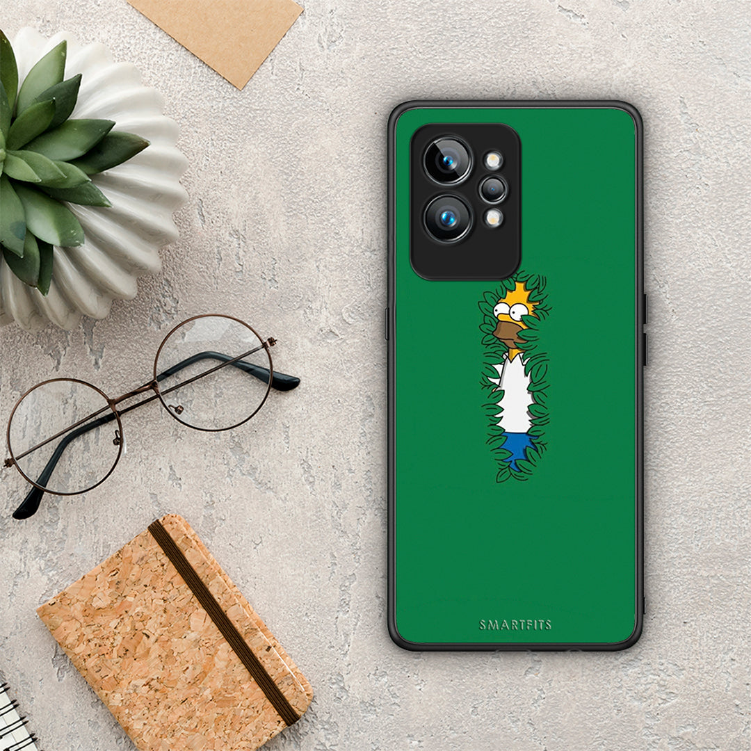 Θήκη Realme GT2 Pro Bush Man από τη Smartfits με σχέδιο στο πίσω μέρος και μαύρο περίβλημα | Realme GT2 Pro Bush Man Case with Colorful Back and Black Bezels