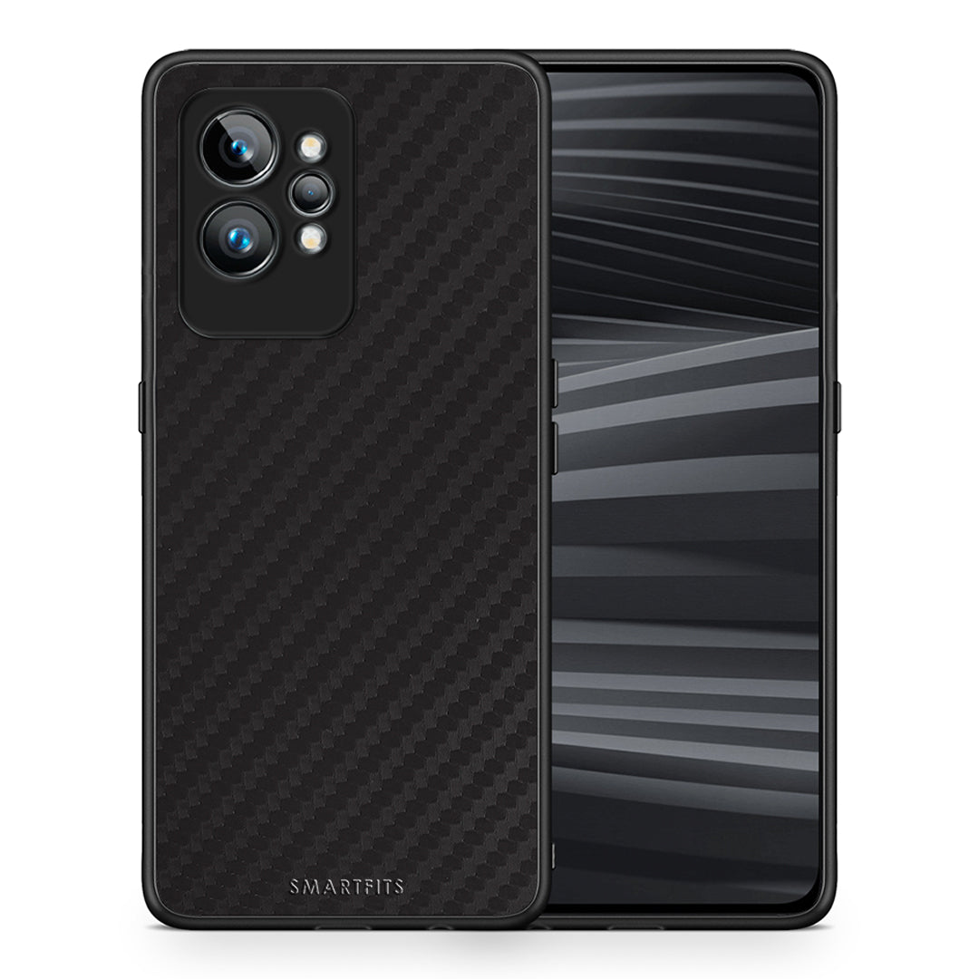 Θήκη Realme GT2 Pro Carbon Black από τη Smartfits με σχέδιο στο πίσω μέρος και μαύρο περίβλημα | Realme GT2 Pro Carbon Black Case with Colorful Back and Black Bezels