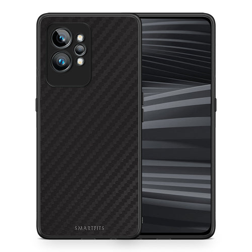 Θήκη Realme GT2 Carbon Black από τη Smartfits με σχέδιο στο πίσω μέρος και μαύρο περίβλημα | Realme GT2 Carbon Black Case with Colorful Back and Black Bezels