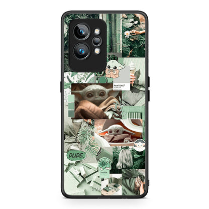 Θήκη Realme GT2 Collage Dude από τη Smartfits με σχέδιο στο πίσω μέρος και μαύρο περίβλημα | Realme GT2 Collage Dude Case with Colorful Back and Black Bezels
