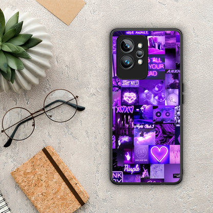 Θήκη Realme GT2 Pro Collage Stay Wild από τη Smartfits με σχέδιο στο πίσω μέρος και μαύρο περίβλημα | Realme GT2 Pro Collage Stay Wild Case with Colorful Back and Black Bezels