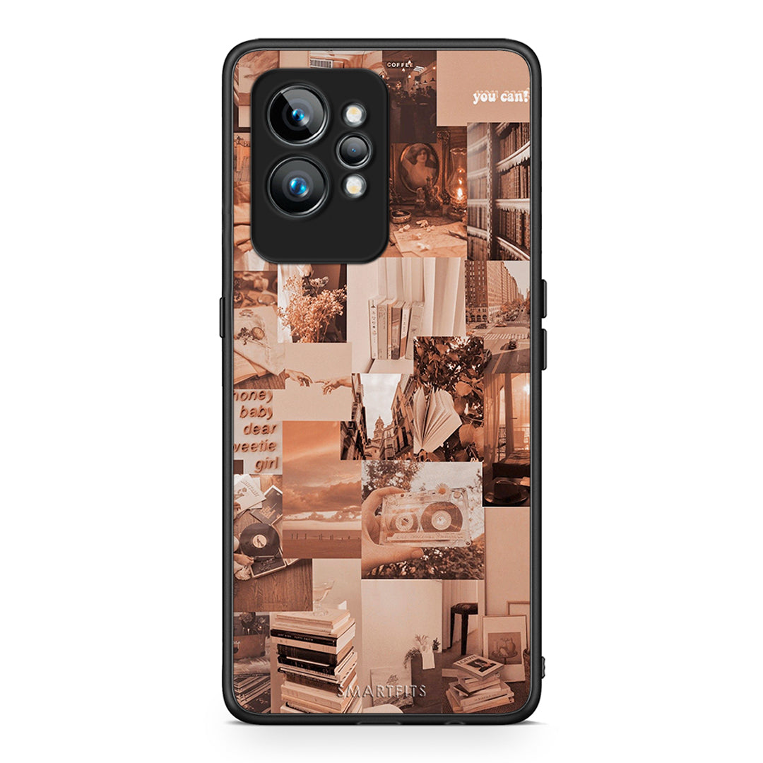 Θήκη Realme GT2 Collage You Can από τη Smartfits με σχέδιο στο πίσω μέρος και μαύρο περίβλημα | Realme GT2 Collage You Can Case with Colorful Back and Black Bezels