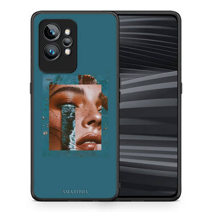 Θήκη Realme GT2 Cry An Ocean από τη Smartfits με σχέδιο στο πίσω μέρος και μαύρο περίβλημα | Realme GT2 Cry An Ocean Case with Colorful Back and Black Bezels