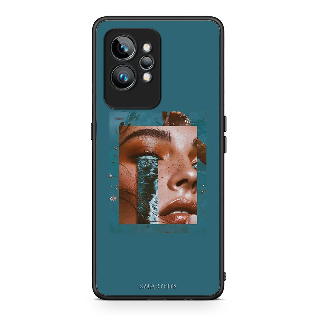 Θήκη Realme GT2 Cry An Ocean από τη Smartfits με σχέδιο στο πίσω μέρος και μαύρο περίβλημα | Realme GT2 Cry An Ocean Case with Colorful Back and Black Bezels