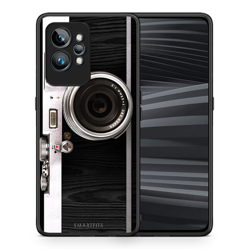 Θήκη Realme GT2 Emily In Paris από τη Smartfits με σχέδιο στο πίσω μέρος και μαύρο περίβλημα | Realme GT2 Emily In Paris Case with Colorful Back and Black Bezels