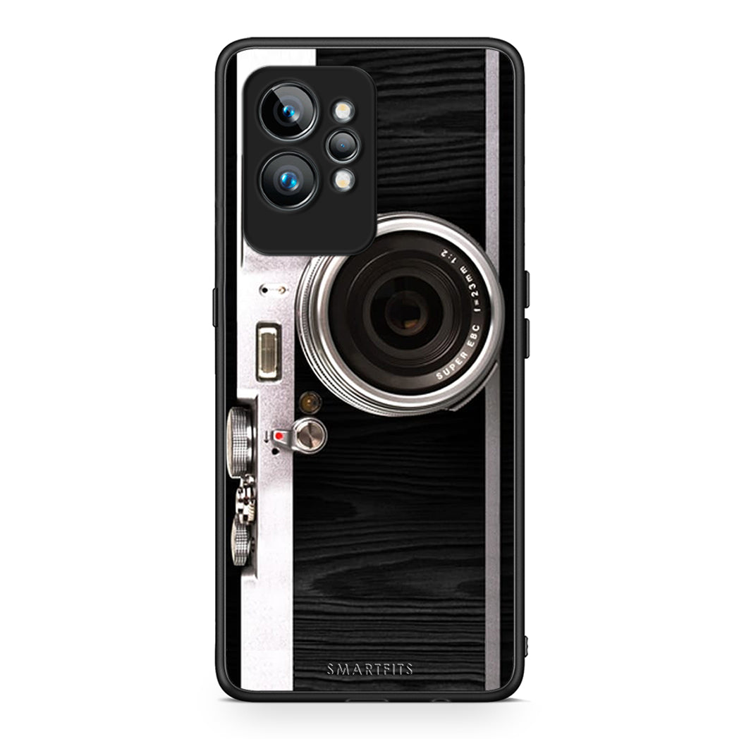 Θήκη Realme GT2 Emily In Paris από τη Smartfits με σχέδιο στο πίσω μέρος και μαύρο περίβλημα | Realme GT2 Emily In Paris Case with Colorful Back and Black Bezels