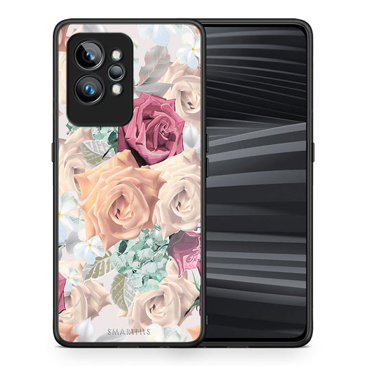 Θήκη Realme GT2 Floral Bouquet από τη Smartfits με σχέδιο στο πίσω μέρος και μαύρο περίβλημα | Realme GT2 Floral Bouquet Case with Colorful Back and Black Bezels