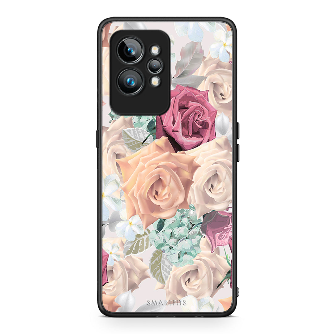Θήκη Realme GT2 Pro Floral Bouquet από τη Smartfits με σχέδιο στο πίσω μέρος και μαύρο περίβλημα | Realme GT2 Pro Floral Bouquet Case with Colorful Back and Black Bezels