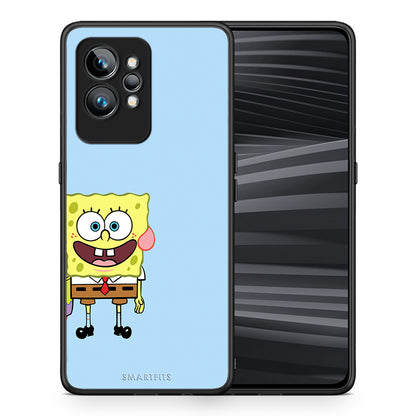 Θήκη Realme GT2 Friends Bob από τη Smartfits με σχέδιο στο πίσω μέρος και μαύρο περίβλημα | Realme GT2 Friends Bob Case with Colorful Back and Black Bezels