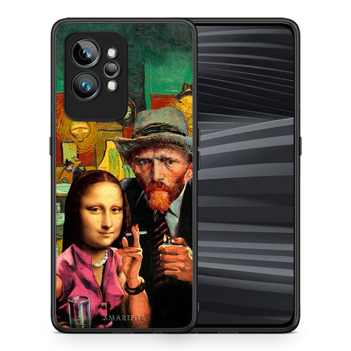 Θήκη Realme GT2 Funny Art από τη Smartfits με σχέδιο στο πίσω μέρος και μαύρο περίβλημα | Realme GT2 Funny Art Case with Colorful Back and Black Bezels