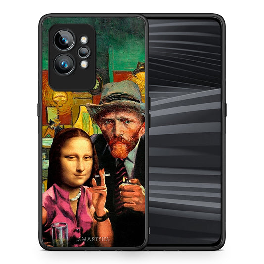 Θήκη Realme GT2 Funny Art από τη Smartfits με σχέδιο στο πίσω μέρος και μαύρο περίβλημα | Realme GT2 Funny Art Case with Colorful Back and Black Bezels