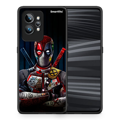 Θήκη Realme GT2 Funny Guy από τη Smartfits με σχέδιο στο πίσω μέρος και μαύρο περίβλημα | Realme GT2 Funny Guy Case with Colorful Back and Black Bezels