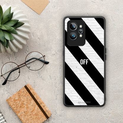 Θήκη Realme GT2 Get Off από τη Smartfits με σχέδιο στο πίσω μέρος και μαύρο περίβλημα | Realme GT2 Get Off Case with Colorful Back and Black Bezels