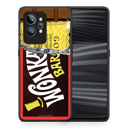 Θήκη Realme GT2 Golden Ticket από τη Smartfits με σχέδιο στο πίσω μέρος και μαύρο περίβλημα | Realme GT2 Golden Ticket Case with Colorful Back and Black Bezels