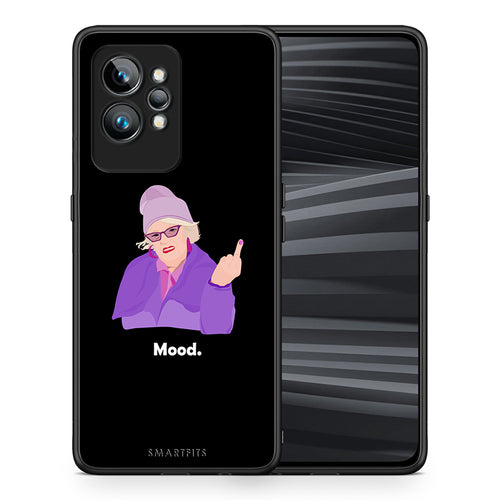 Θήκη Realme GT2 Grandma Mood Black από τη Smartfits με σχέδιο στο πίσω μέρος και μαύρο περίβλημα | Realme GT2 Grandma Mood Black Case with Colorful Back and Black Bezels
