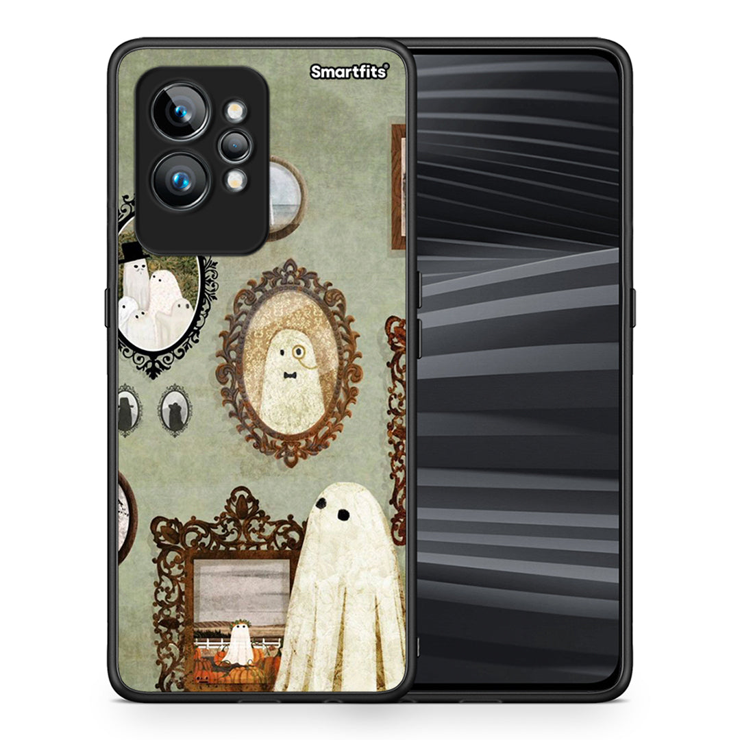 Θήκη Realme GT2 Pro Halloween Ghost Season από τη Smartfits με σχέδιο στο πίσω μέρος και μαύρο περίβλημα | Realme GT2 Pro Halloween Ghost Season Case with Colorful Back and Black Bezels