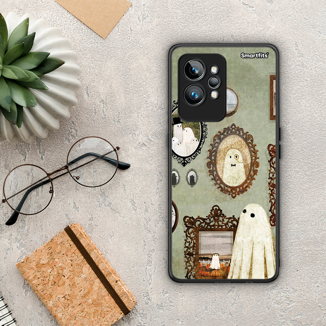 Θήκη Realme GT2 Pro Halloween Ghost Season από τη Smartfits με σχέδιο στο πίσω μέρος και μαύρο περίβλημα | Realme GT2 Pro Halloween Ghost Season Case with Colorful Back and Black Bezels