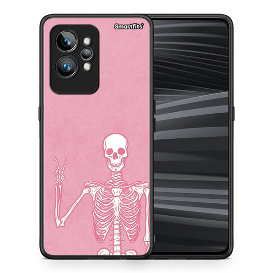Θήκη Realme GT2 Pro Halloween Motivation από τη Smartfits με σχέδιο στο πίσω μέρος και μαύρο περίβλημα | Realme GT2 Pro Halloween Motivation Case with Colorful Back and Black Bezels