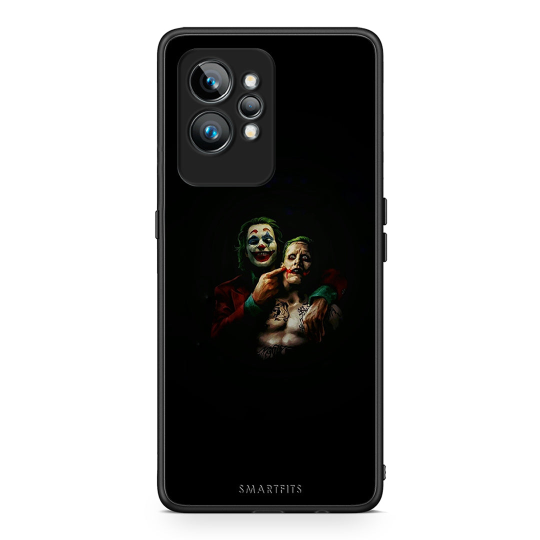 Θήκη Realme GT2 Hero Clown από τη Smartfits με σχέδιο στο πίσω μέρος και μαύρο περίβλημα | Realme GT2 Hero Clown Case with Colorful Back and Black Bezels