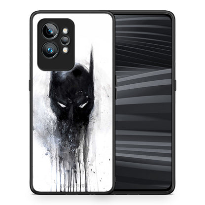 Θήκη Realme GT2 Hero Paint Bat από τη Smartfits με σχέδιο στο πίσω μέρος και μαύρο περίβλημα | Realme GT2 Hero Paint Bat Case with Colorful Back and Black Bezels