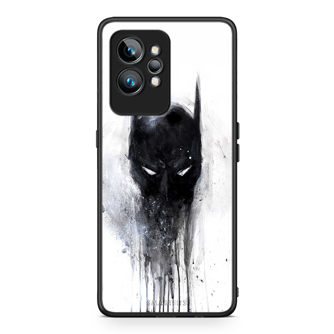 Θήκη Realme GT2 Hero Paint Bat από τη Smartfits με σχέδιο στο πίσω μέρος και μαύρο περίβλημα | Realme GT2 Hero Paint Bat Case with Colorful Back and Black Bezels
