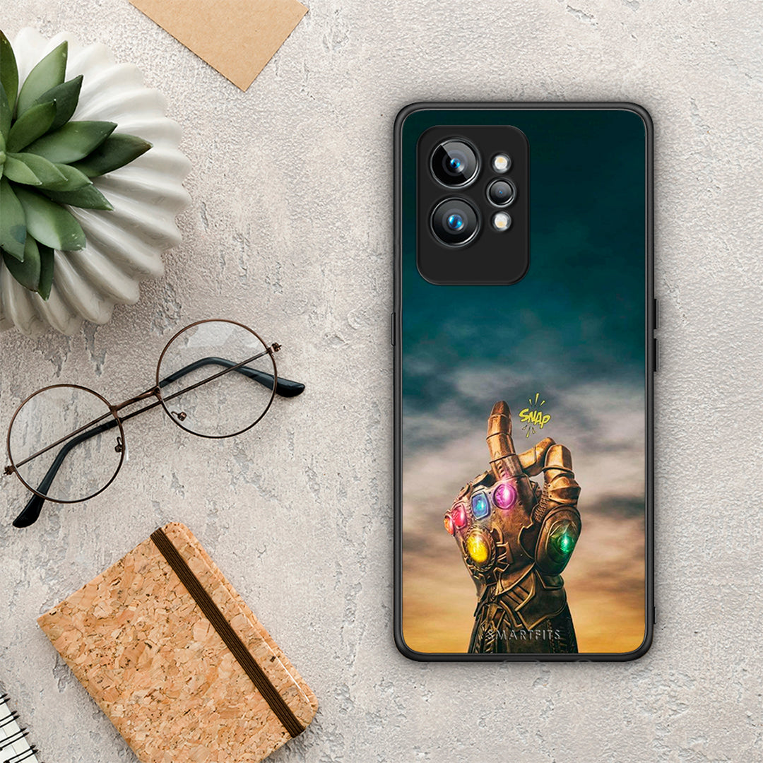 Θήκη Realme GT2 Infinity Snap από τη Smartfits με σχέδιο στο πίσω μέρος και μαύρο περίβλημα | Realme GT2 Infinity Snap Case with Colorful Back and Black Bezels