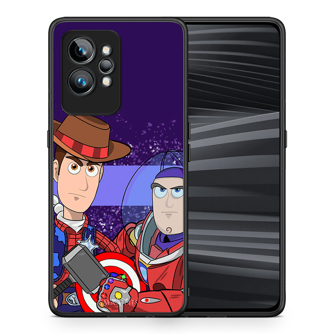 Θήκη Realme GT2 Infinity Story από τη Smartfits με σχέδιο στο πίσω μέρος και μαύρο περίβλημα | Realme GT2 Infinity Story Case with Colorful Back and Black Bezels