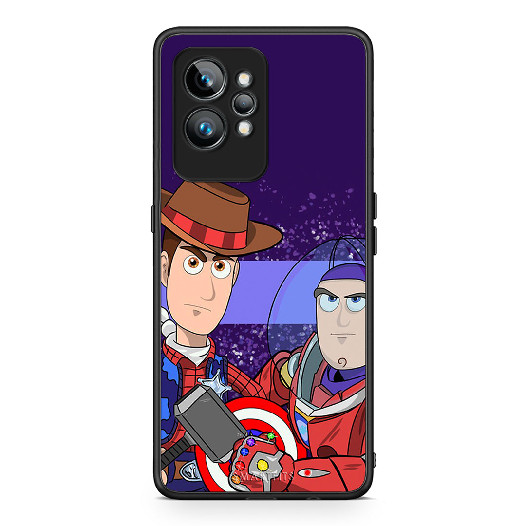 Θήκη Realme GT2 Infinity Story από τη Smartfits με σχέδιο στο πίσω μέρος και μαύρο περίβλημα | Realme GT2 Infinity Story Case with Colorful Back and Black Bezels