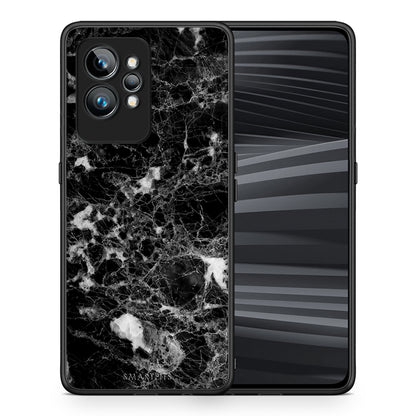 Θήκη Realme GT2 Marble Male από τη Smartfits με σχέδιο στο πίσω μέρος και μαύρο περίβλημα | Realme GT2 Marble Male Case with Colorful Back and Black Bezels