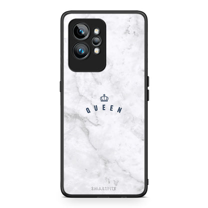 Θήκη Realme GT2 Marble Queen από τη Smartfits με σχέδιο στο πίσω μέρος και μαύρο περίβλημα | Realme GT2 Marble Queen Case with Colorful Back and Black Bezels